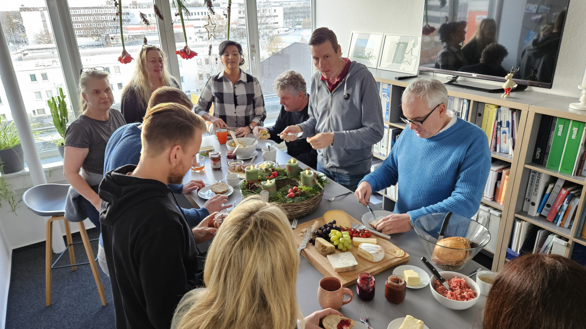 Büro Team Frühstück