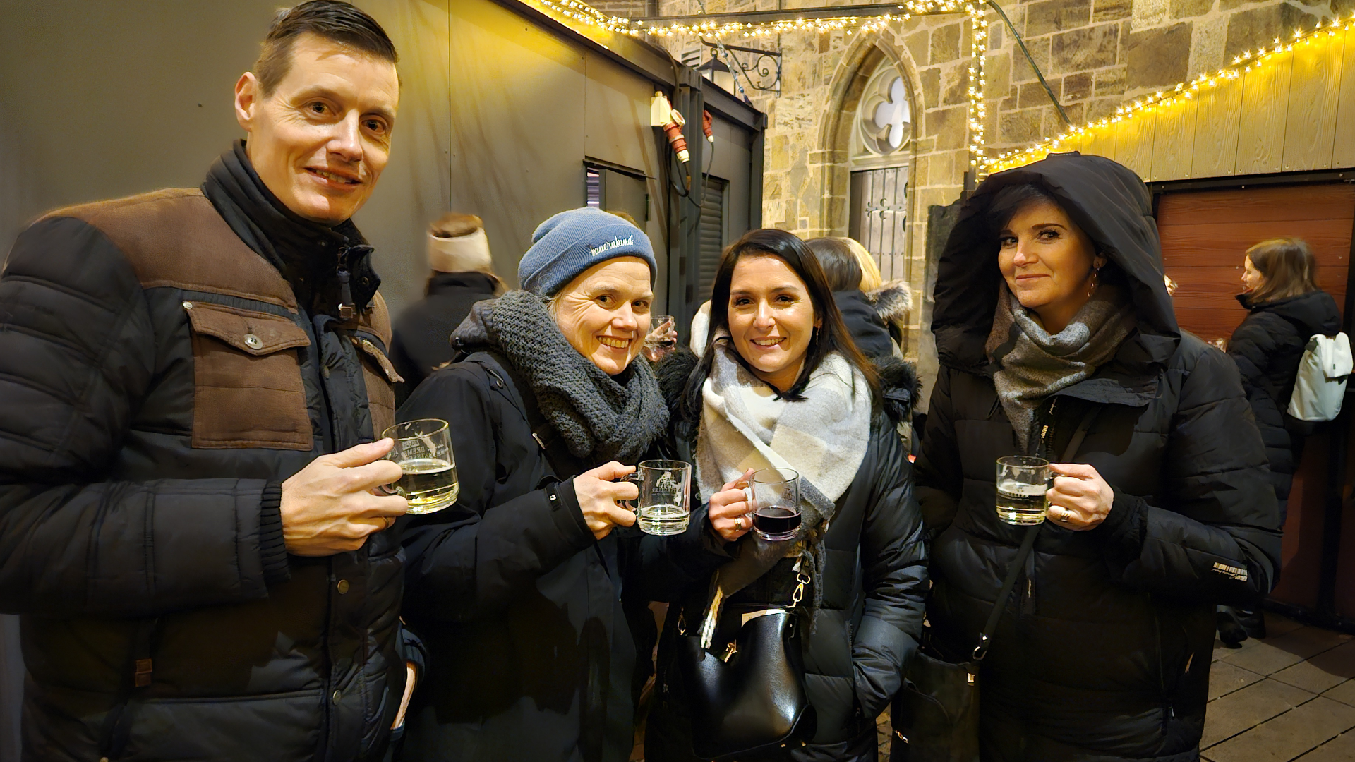 Büro Team Weihnachtsmarkt